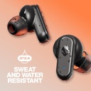Audífonos Skullcandy DIME 3 TRUE WIRELESS TRUE IPX4, Watter Ressistant, 20 horas de bateria, Multipoint pairing, Color Negro - S2DCW-R740