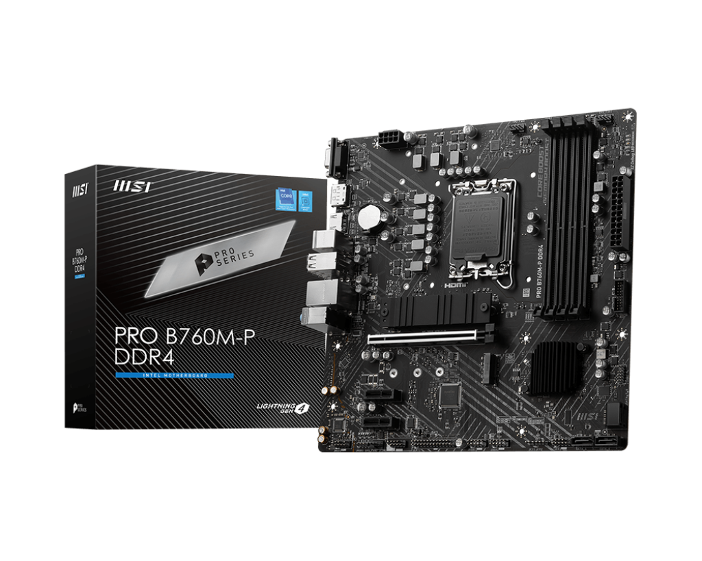 Motherboard MSI B760M-P Pro series DDR4 X4, LGA 1700, 824142308240