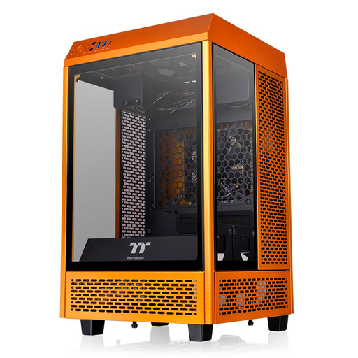 [13010] Case Thermaltake The Tower 100 Mini ITX Edition, USB 3.2, Tipo C, Temp Glass, Metalic Gold 