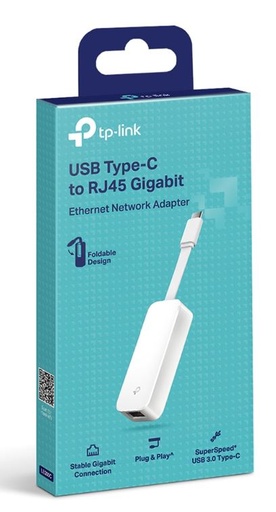 [16876] Tarjeta de RED RJ45 USB TIPO-C TP-LINK GIGABIT UE300C/1000MBPS, UE300C